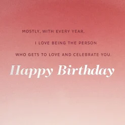 I Love So Many Things About You Birthday Card for Wife