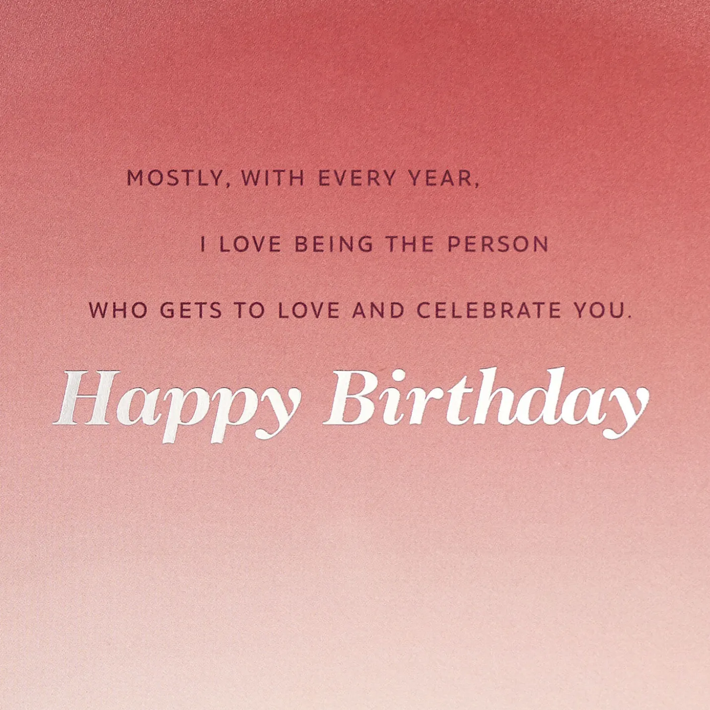 I Love So Many Things About You Birthday Card for Wife