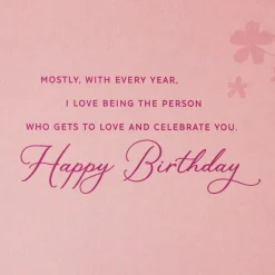 I Love So Many Things About You Birthday Card for Wife