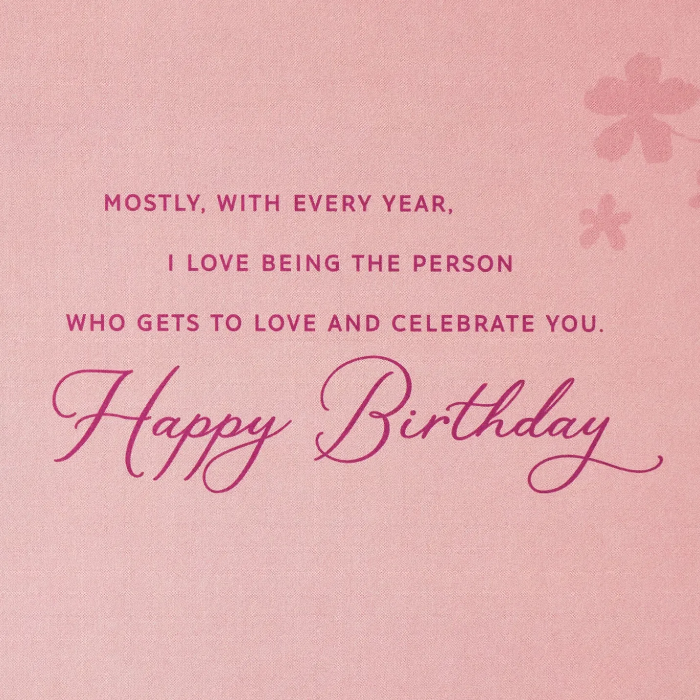 I Love So Many Things About You Birthday Card for Wife