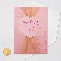 I Love So Many Things About You Birthday Card for Wife