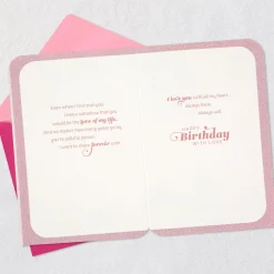 I Love You With All My Heart Birthday Card for Wife