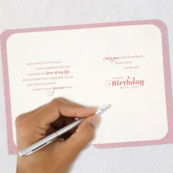 I Love You With All My Heart Birthday Card for Wife