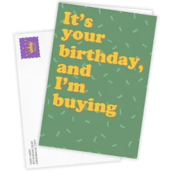 I'm Buying Funny Custom Birthday Card