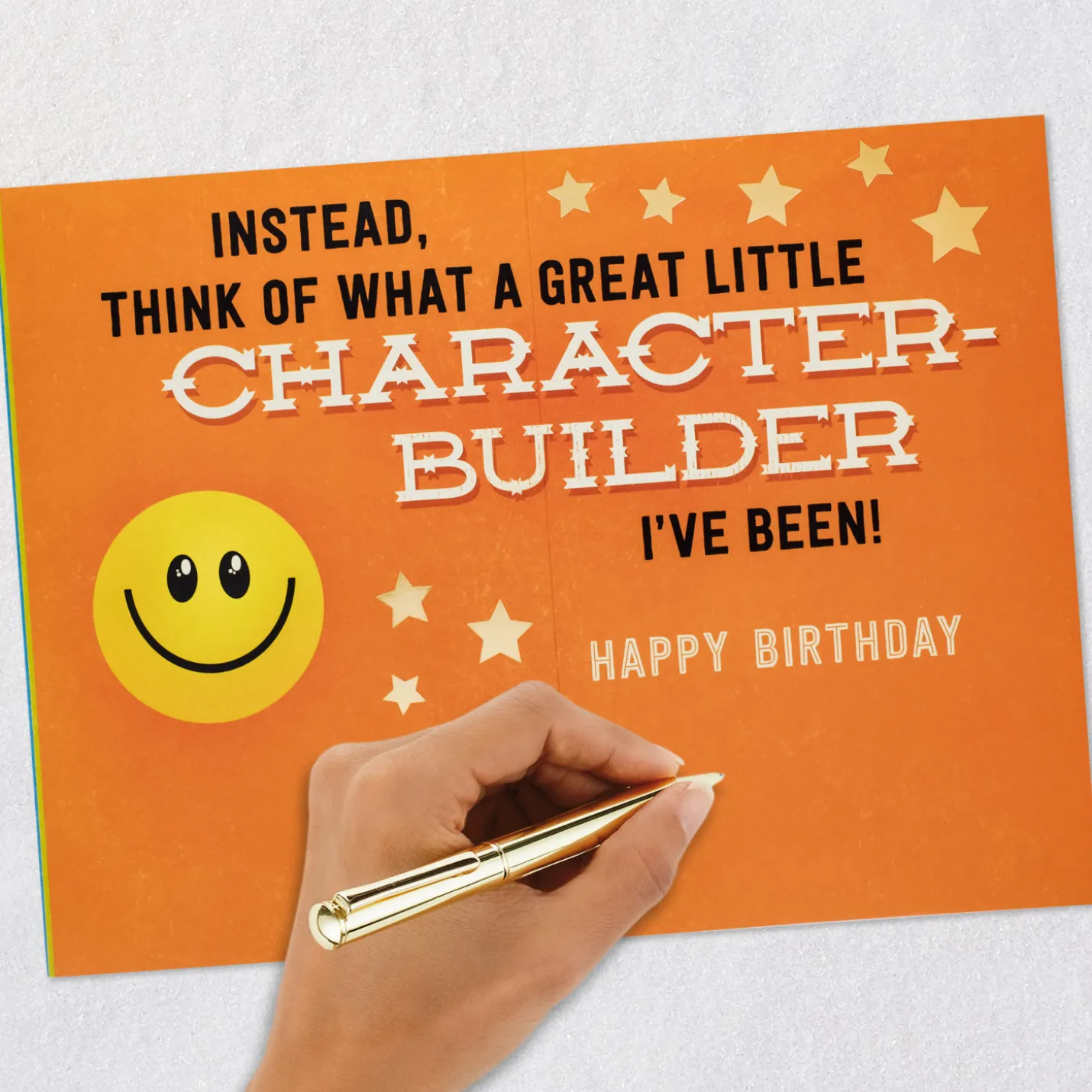 I'm a Character-Builder Funny Birthday Card for Dad