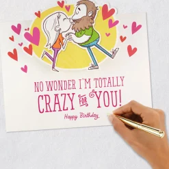 I'm So Glad You're My Wife Funny Birthday Card for Wife