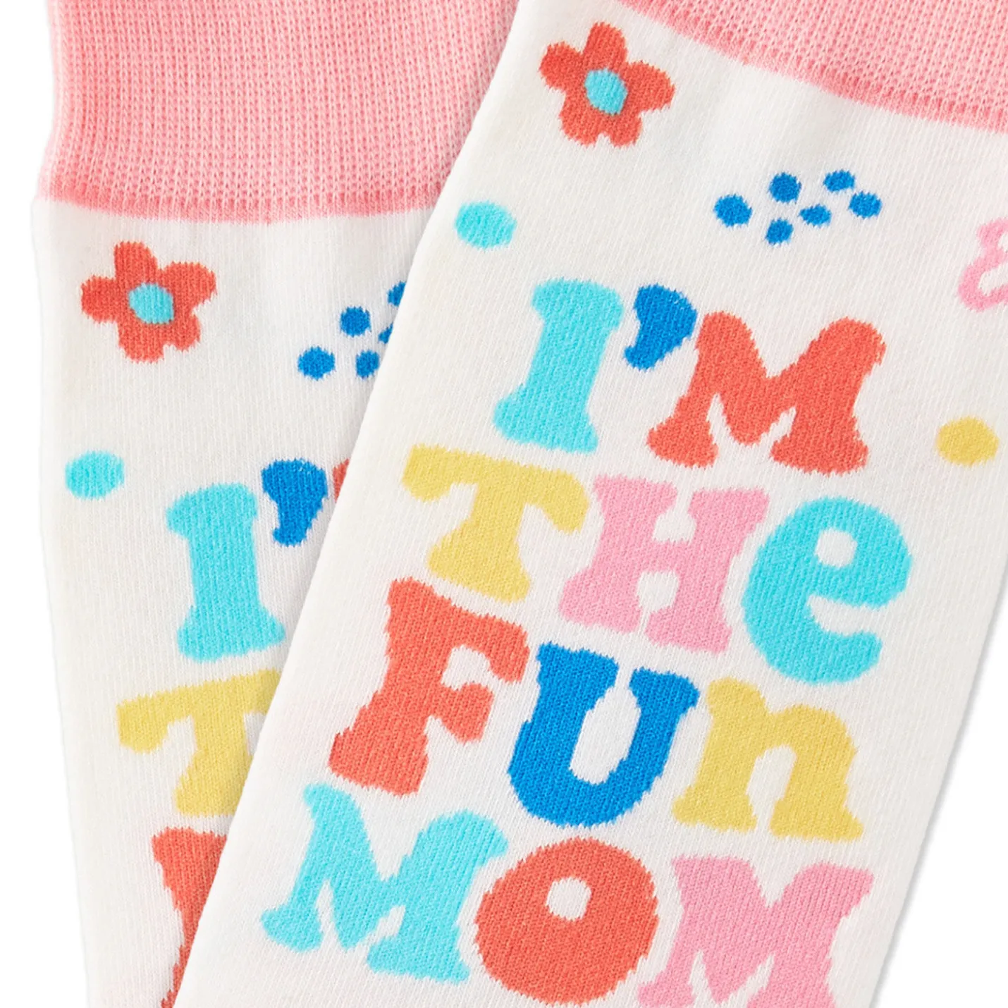I'm the Fun Mom Novelty Crew Socks