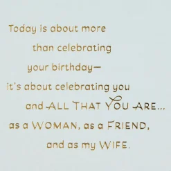 I'm the Luckiest Man Birthday Card for Wife