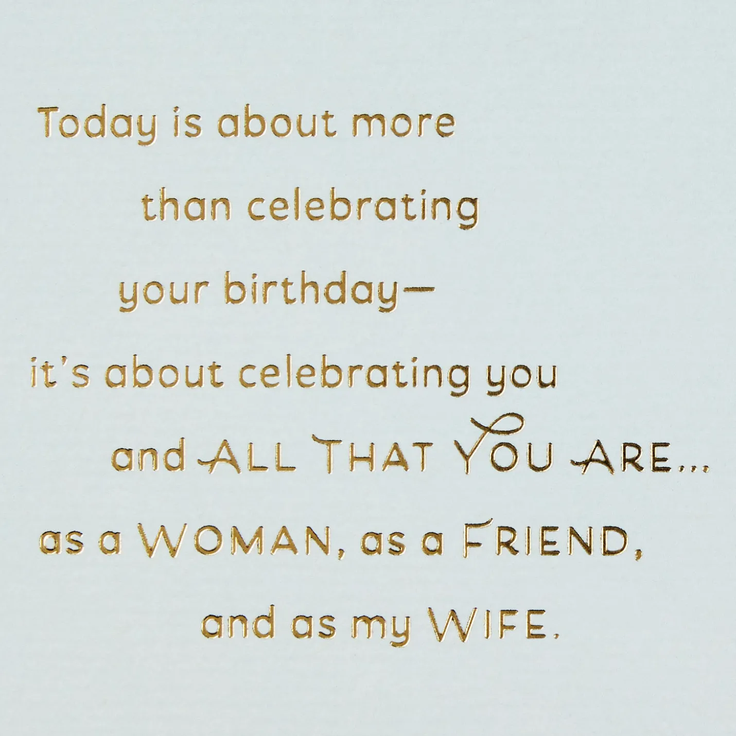 I'm the Luckiest Man Birthday Card for Wife