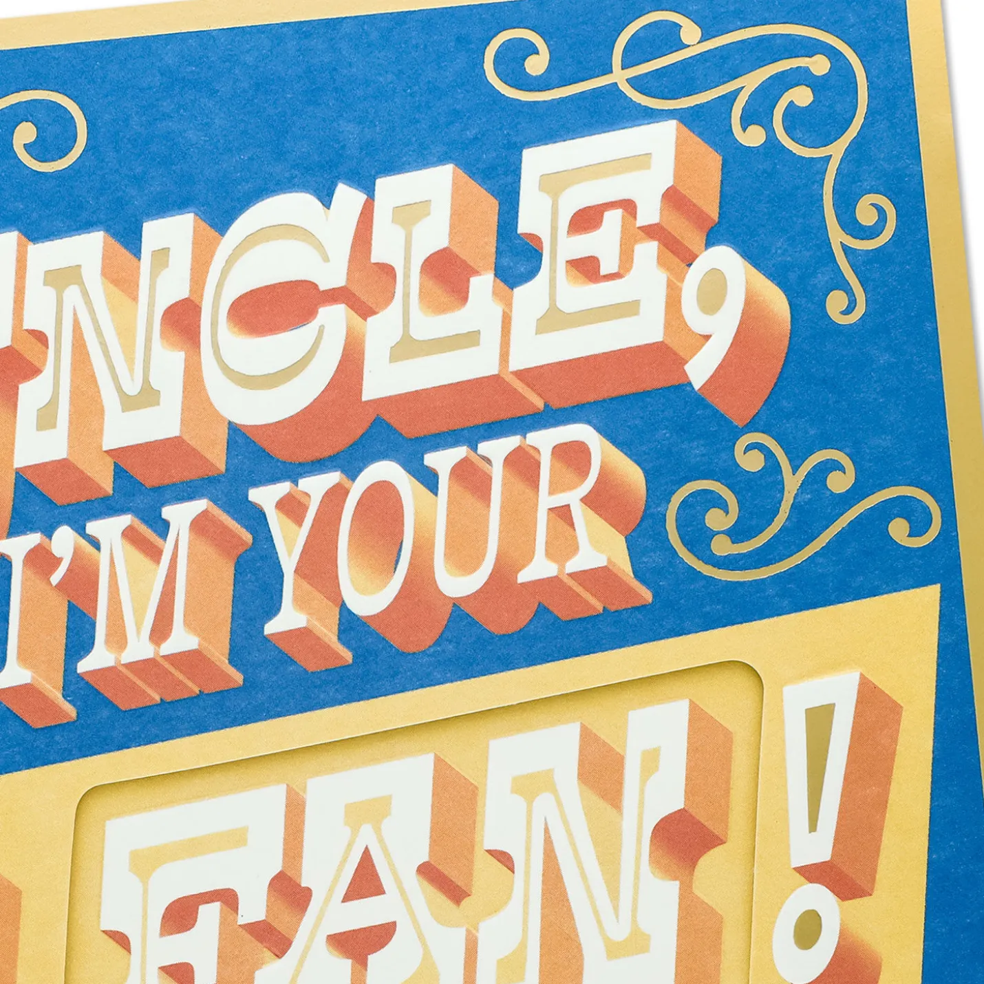 I'm Your #1 Fan Birthday Card for Uncle