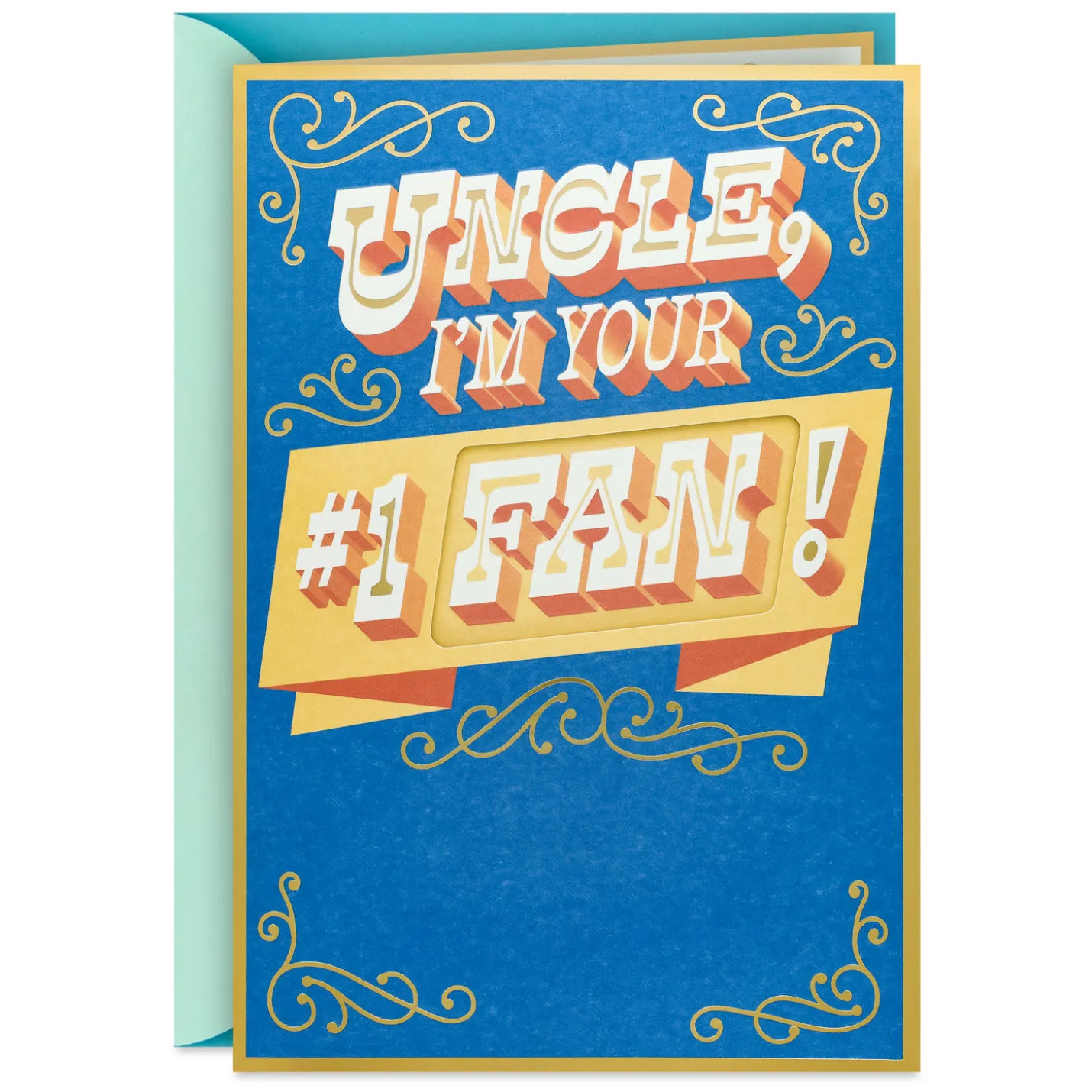 I'm Your #1 Fan Birthday Card for Uncle