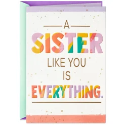 Incredible Person I Admire Birthday Card for Sister