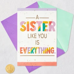 Incredible Person I Admire Birthday Card for Sister
