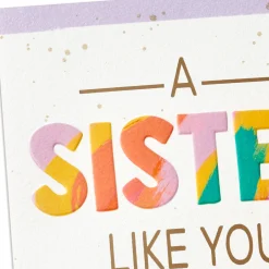Incredible Person I Admire Birthday Card for Sister