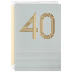 Incredible You 40th Birthday Card