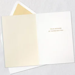 Incredible You 40th Birthday Card