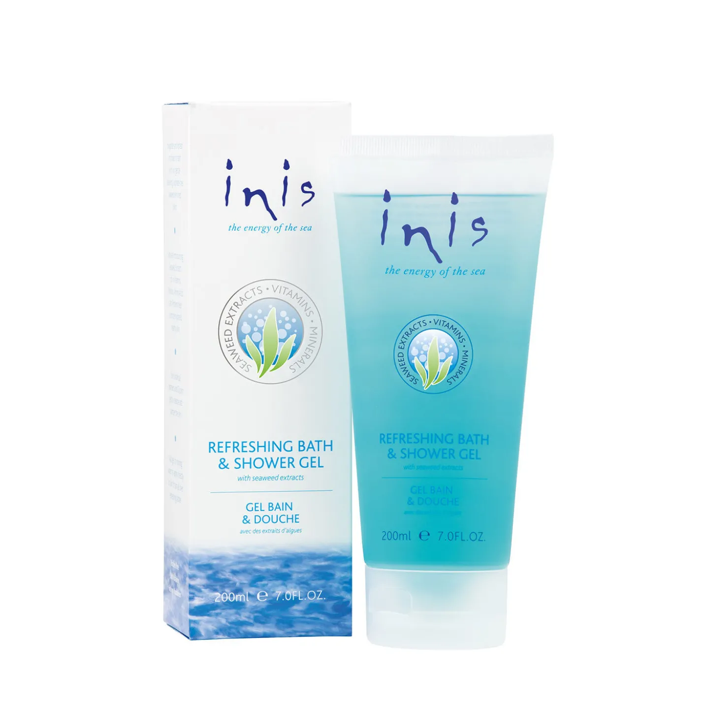 Inis Refreshing Bath and Shower Gel, 7 oz.