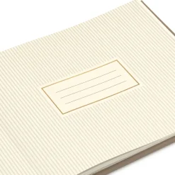 In Loving Memory Taupe Linen Guest Book
