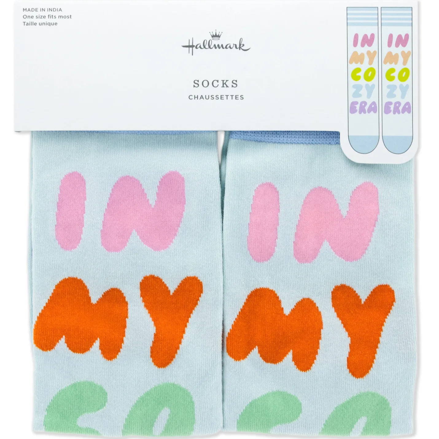 In My Cozy Era Novelty Crew Socks