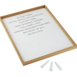 In Our Home We Do Love Wood Sign Family Handprint Kit
