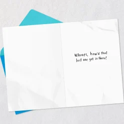 Inspirational Dumbass Funny Birthday Card for Brother