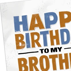 Inspirational Dumbass Funny Birthday Card for Brother