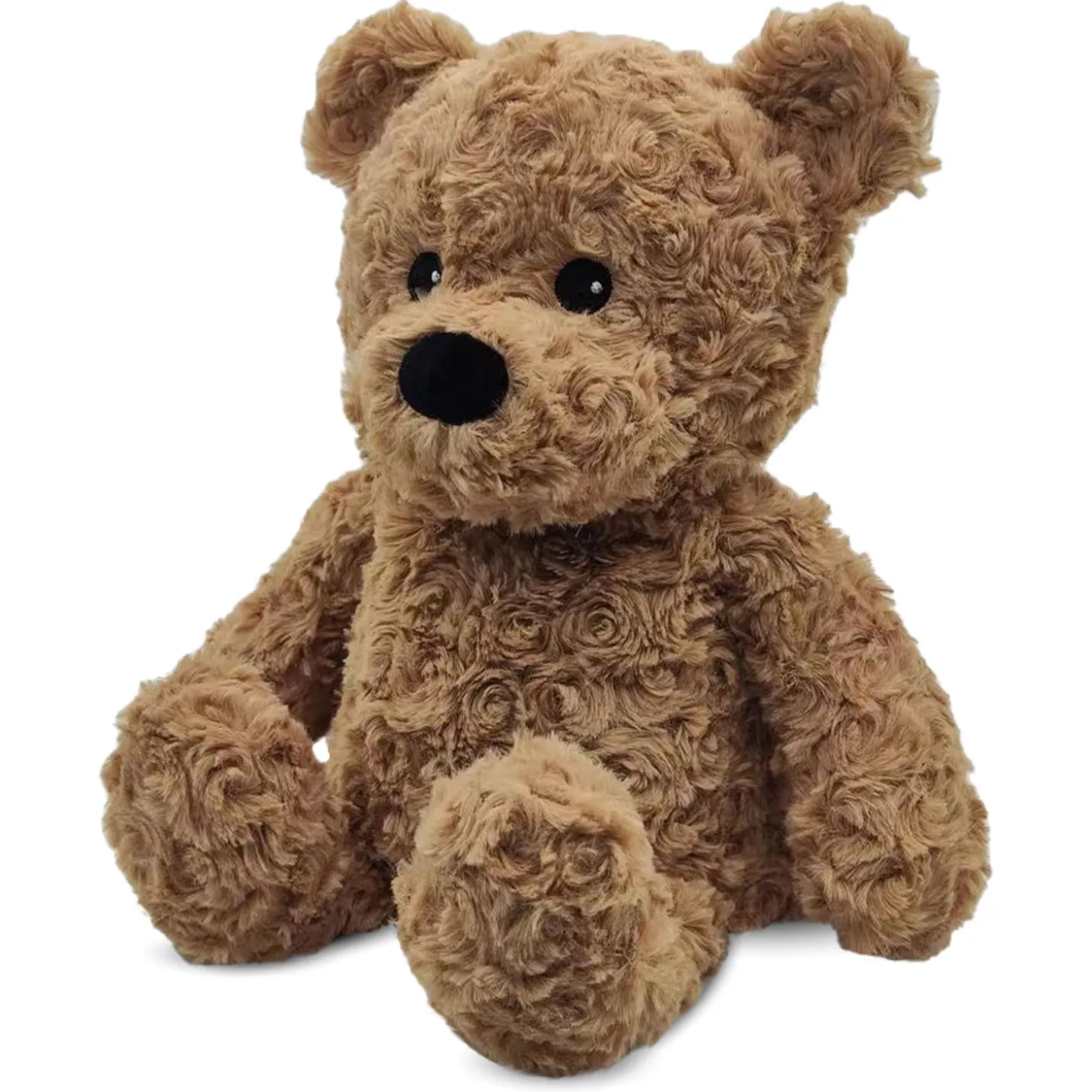Intelex Warmies Brown Curly Bear Scented Stuffed Animal, 13"