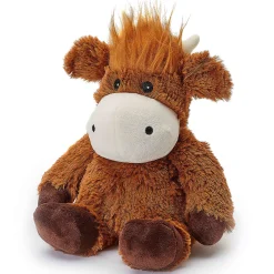 Intelex Warmies Highland Cow Scented Stuffed Animal, 13"