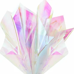 Iridescent Cellophane Tissue Paper, 4 sheets