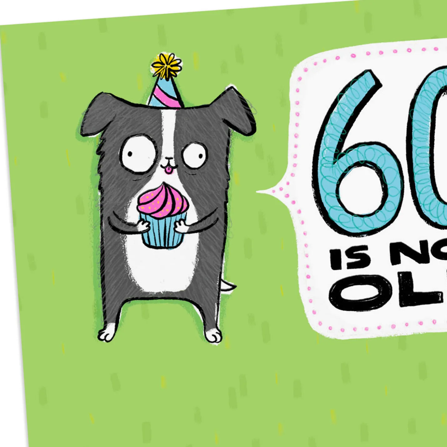 60 Is Not Old Funny 60th Birthday Card
