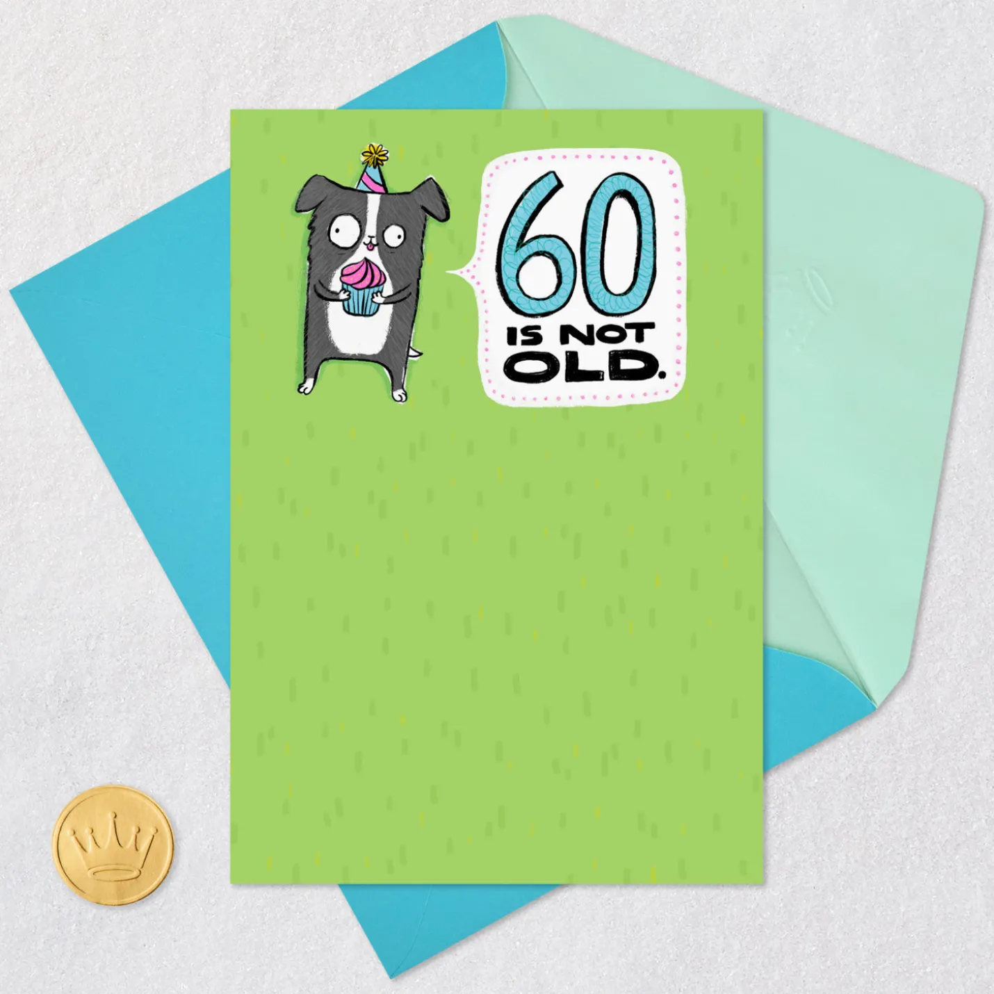 60 Is Not Old Funny 60th Birthday Card