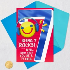 It Rocks to Be You 7th Birthday Card