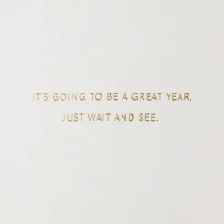 It's Going to Be a Great Year Birthday Card