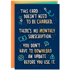 It's Listening Funny Birthday Card