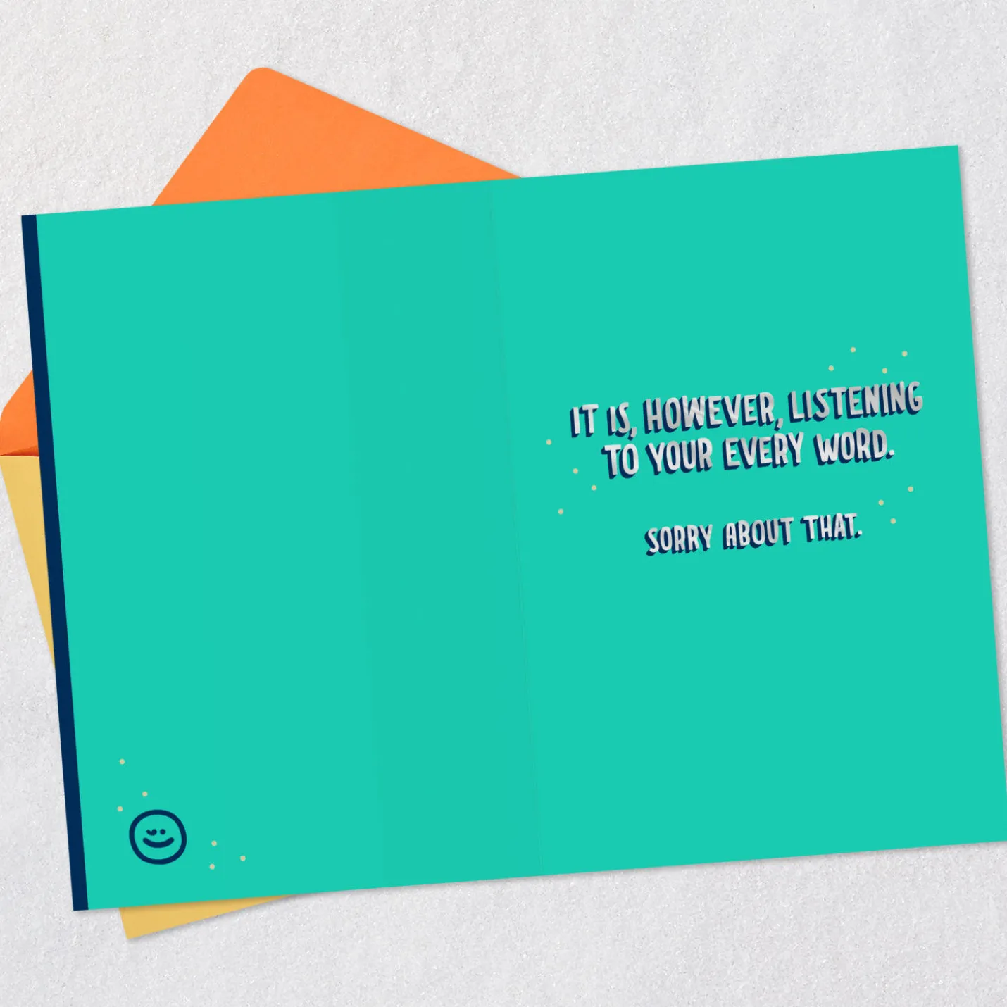 It's Listening Funny Birthday Card