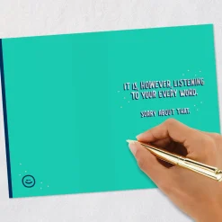 It's Listening Funny Birthday Card