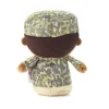 itty bittys® Black Man in Green Camo Plush