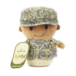 itty bittys® Black Man in Green Camo Plush