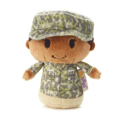 itty bittys® Black Woman in Green Camo Plush