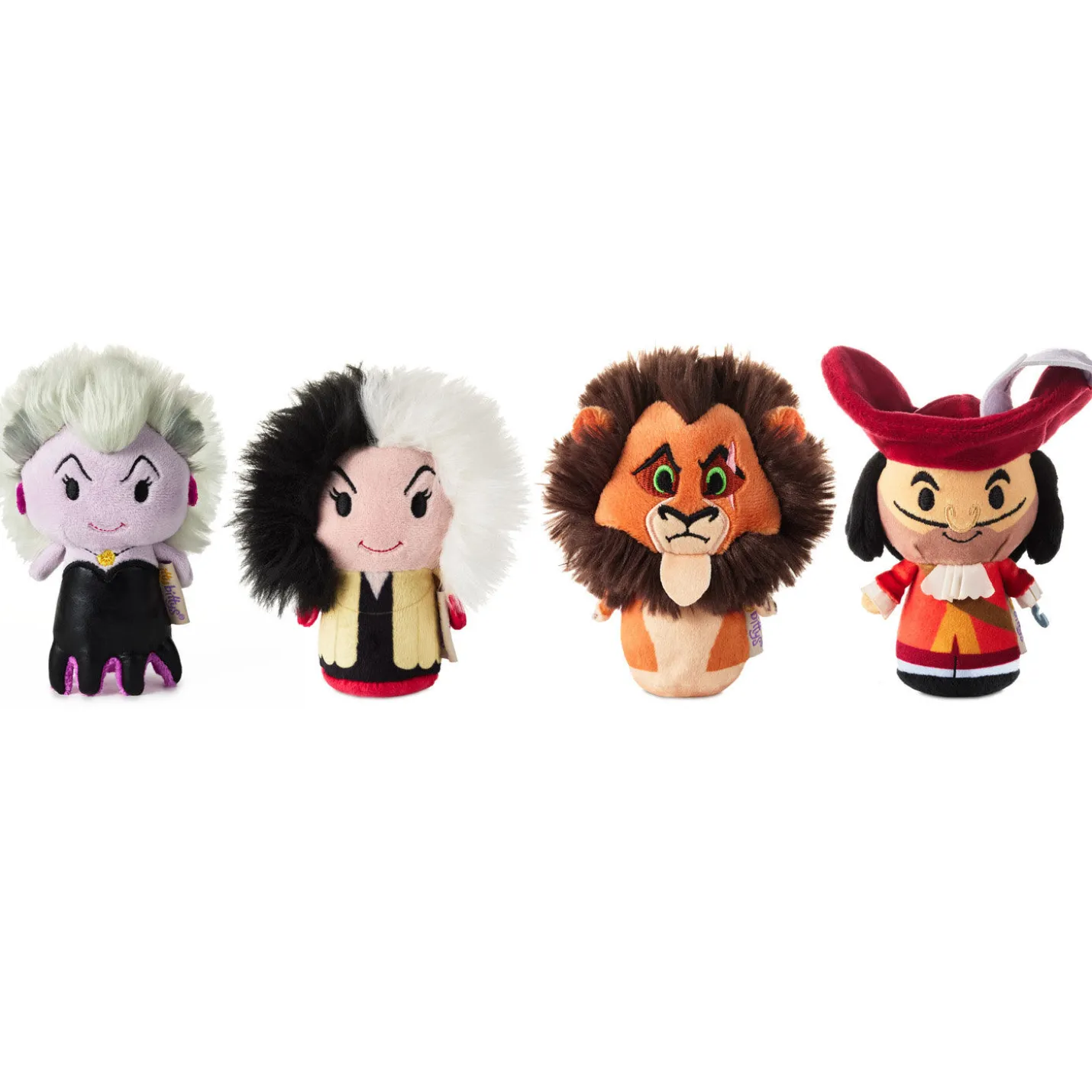 itty bittys® Disney Villains Plush, Set of 4