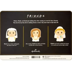 itty bittys® Friends Monica, Rachel and Phoebe in Wedding Dresses Plush, Set of 3