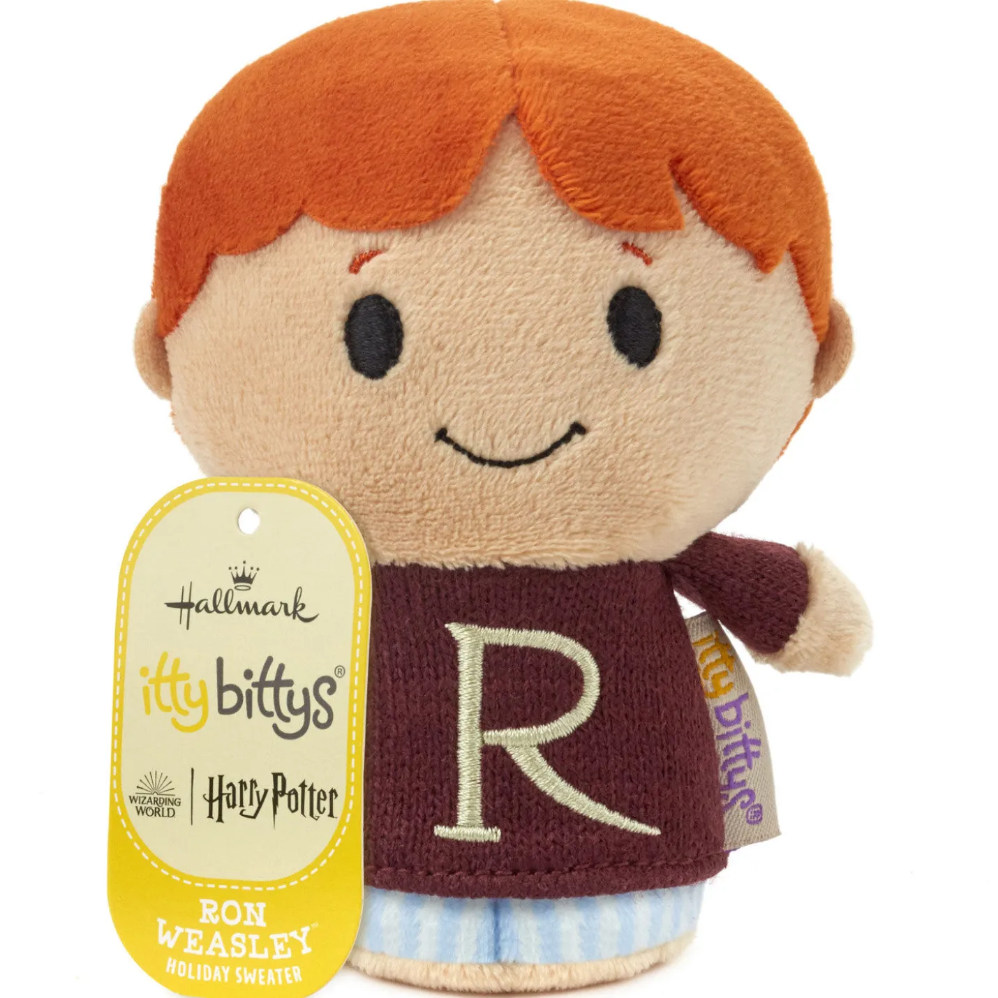 itty bittys® Harry Potter™ Ron in Blue R Sweater Plush