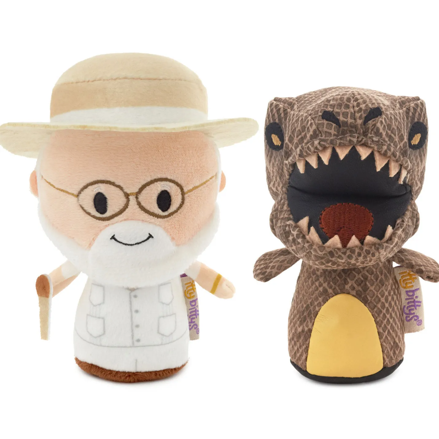 itty bittys® Jurassic Park John Hammond and T-Rex Plush, Set of 2