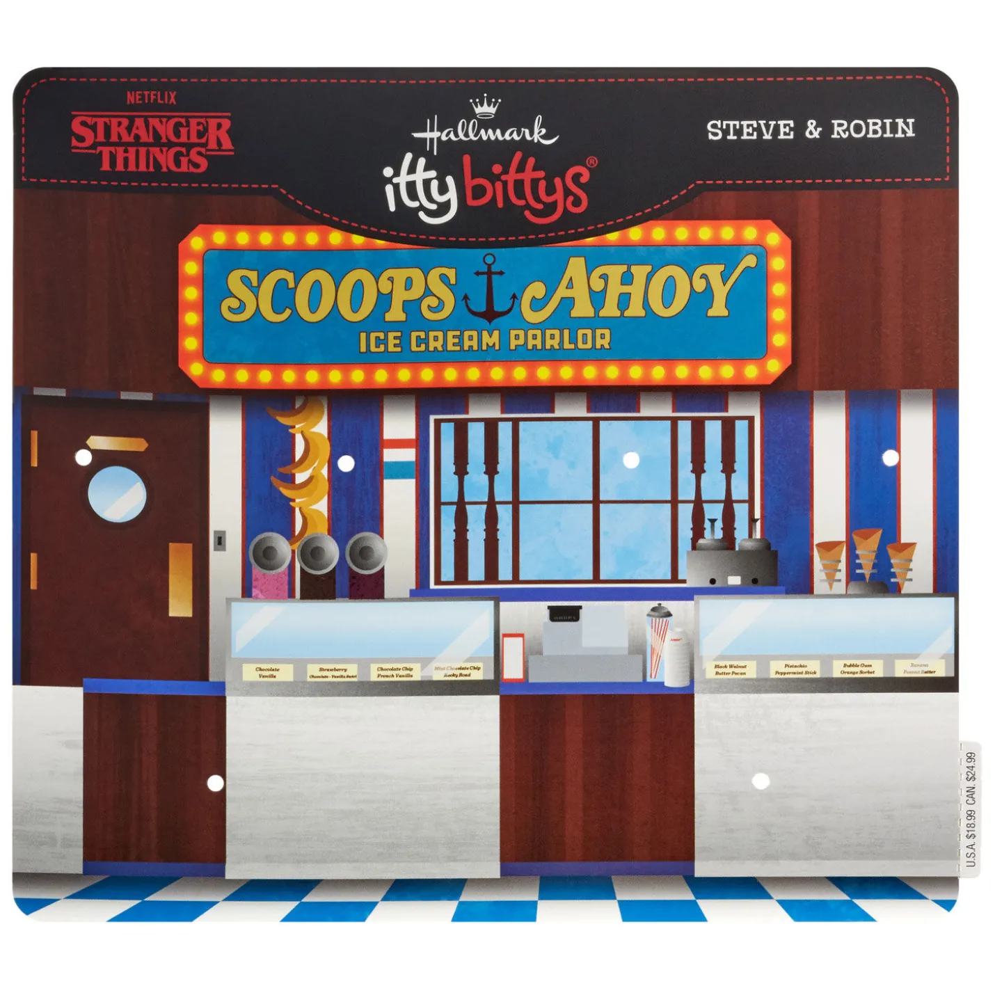 itty bittys® Netflix Stranger Things Steve and Robin Scoops Ahoy Plush, Set of 2