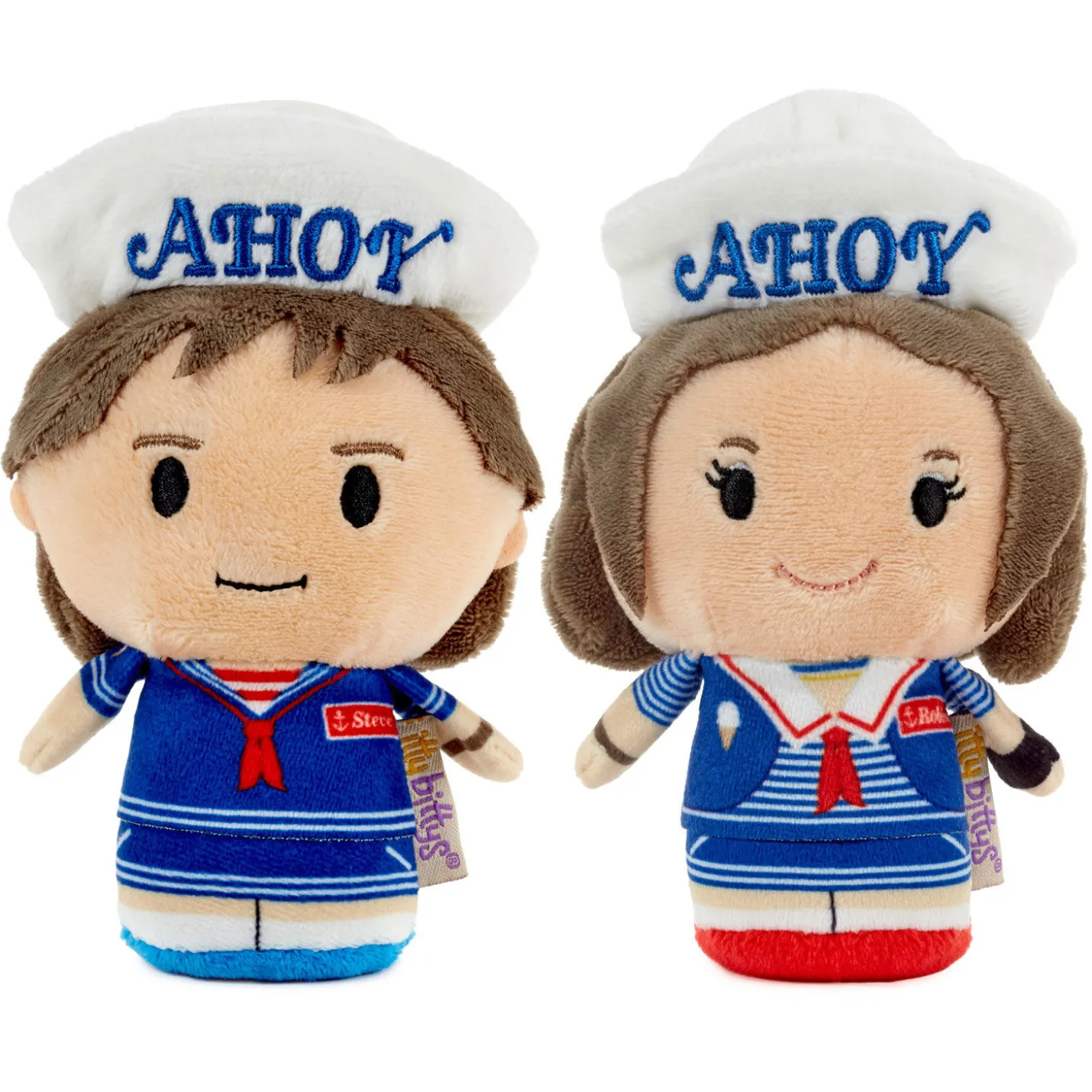 itty bittys® Netflix Stranger Things Steve and Robin Scoops Ahoy Plush, Set of 2