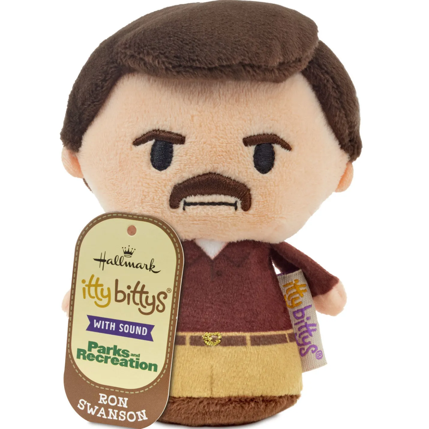 itty bittys® Parks and Rec Ron Swanson Plush With Sound