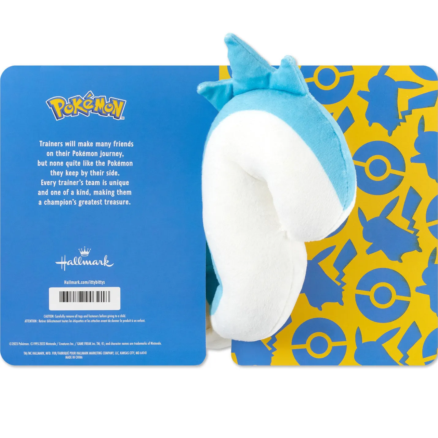 itty bittys® Pokémon Piplup, Munchlax, and Pachirisu Plush, Set of 3