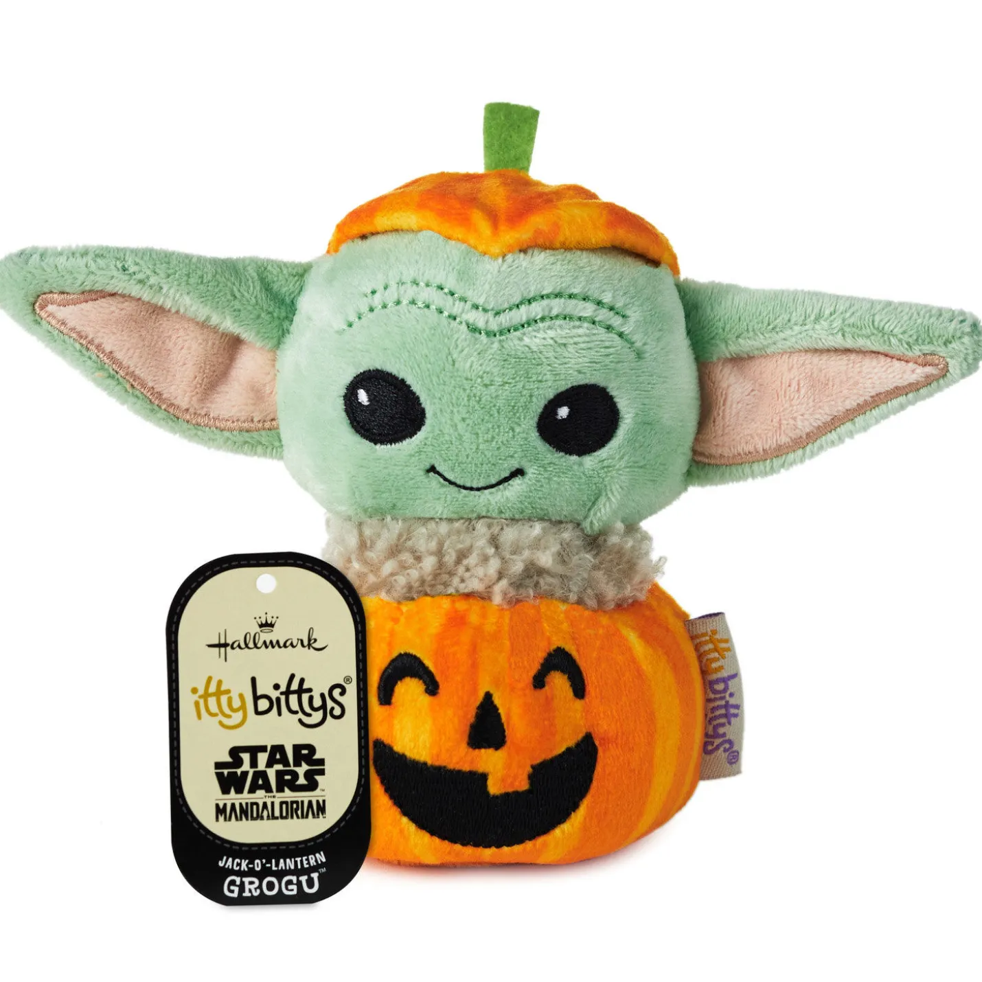 itty bittys® Star Wars: The Mandalorian™ Grogu™ Jack-o'-Lantern Plush