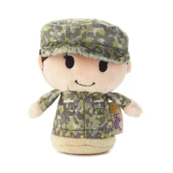 itty bittys® White Woman in Green Camo Plush