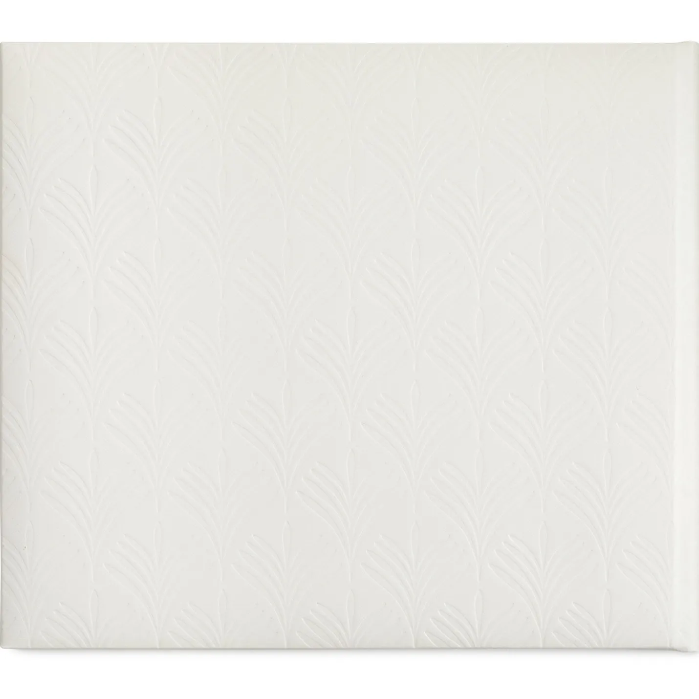 Ivory Botanical Pattern Guest Book